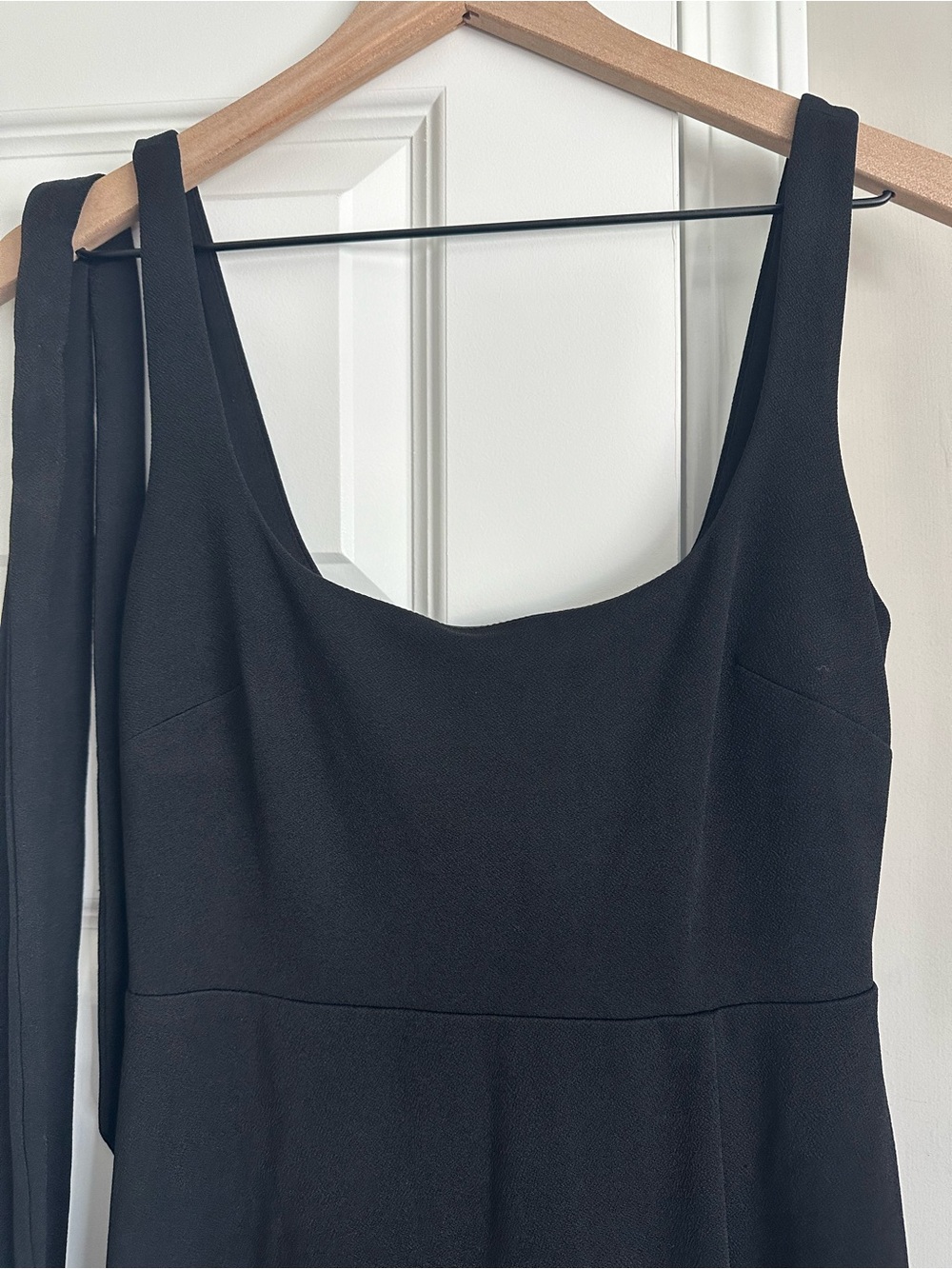 Birdie Grey Black Tie-Shoulder Maxi Dress S - Picture 12 of 16